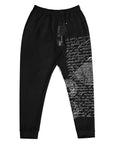 Black Map Joggers